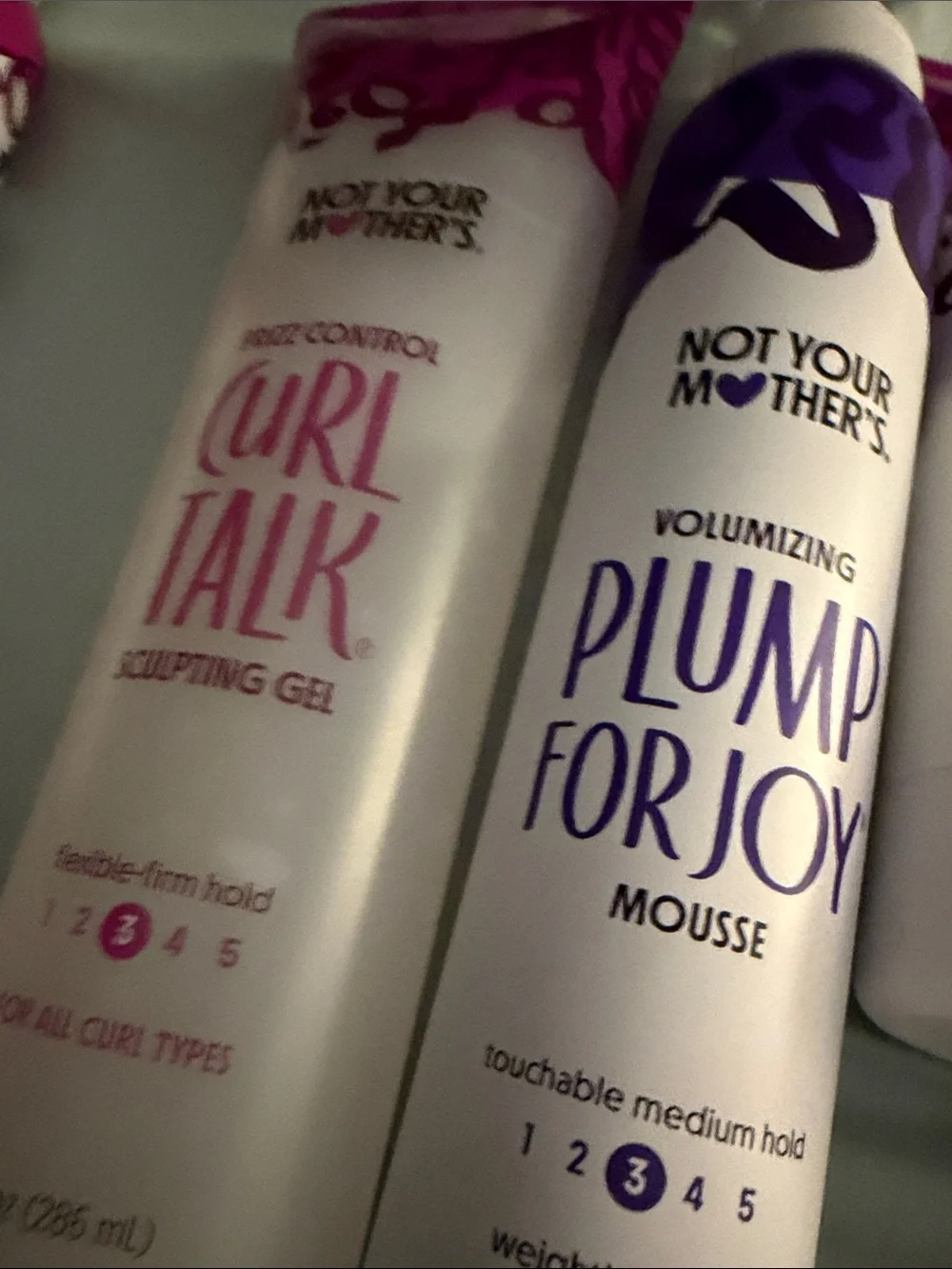 Curl Talk Moisturizing Body & Hair Lotion – White with Purple Accents